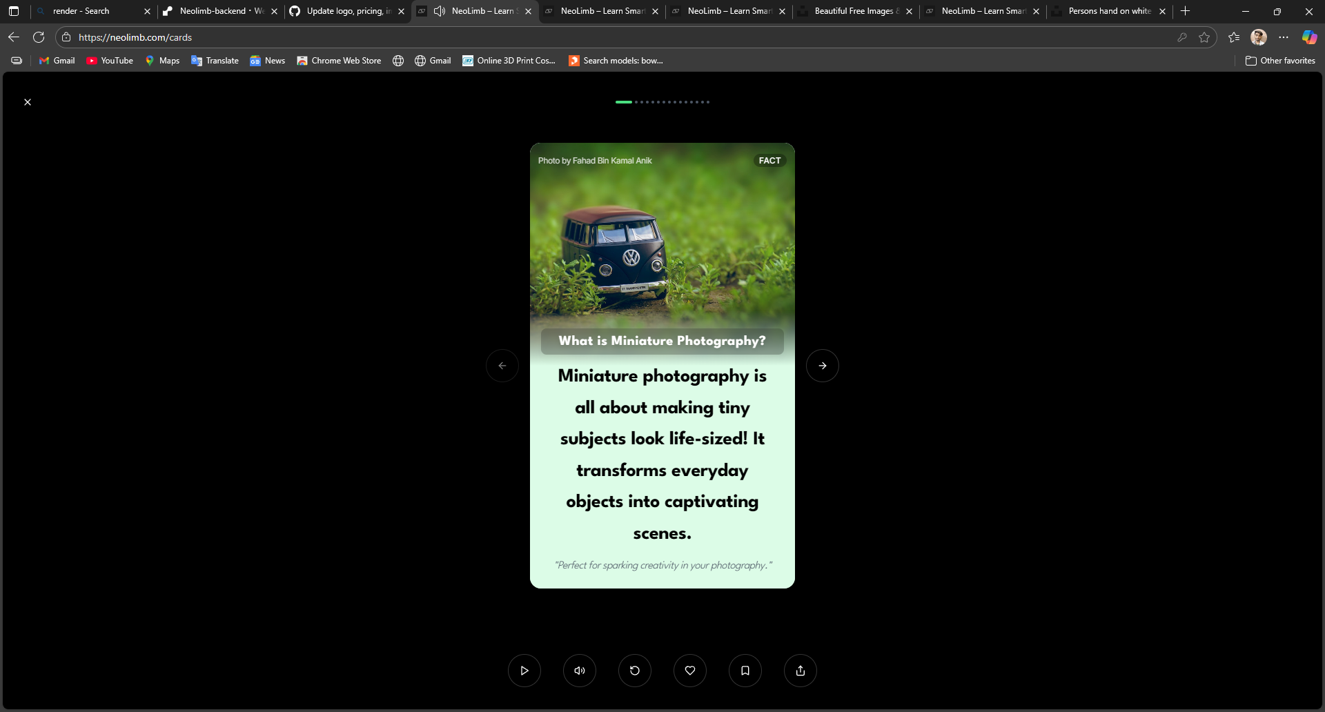 NeoLimb — Dashboard